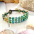 Pulsera Triple Turquesa