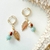 Aros Argollita Hoja Playa - comprar online