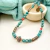 Collar Indico Turquesa y Rojo - comprar online