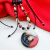 Collar Burdeos Rojo Negro 147 - comprar online