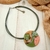 Collar Dafne Camel Verde Seco 148 en internet