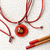 Collar Annie Rojo 25 - comprar online