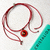 Collar Annie Rojo 25