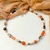 Collar Cafayate Choco y Naranja - comprar online