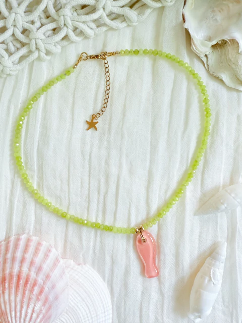 Collar Sumatra Flamingo - comprar online