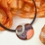 Collar Dafne Choco Naranja 170 - comprar online