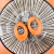 Orange Palta Earrings