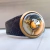 brazalete de cuero,metal y vidrio