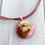Collar corto de mujer color Bordeaux Morado