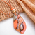 Collar Patagonia Naranja y Tostado