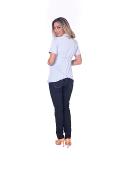 Blusa gestante babado costas - loja online
