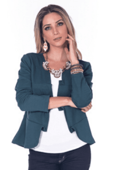 Casaquinho gestante tricoroma - comprar online