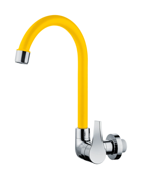 Torneira Plástica Cozinha Twist Amarela 2942 - Herc