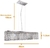 Imagem do Pendente Milano Retangular 4 Luzes - LLUM Bronzearte