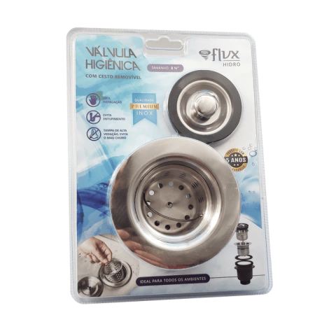 Válvula Higiênica 3.1/2 INOX VH312-IN - Flvxhidro