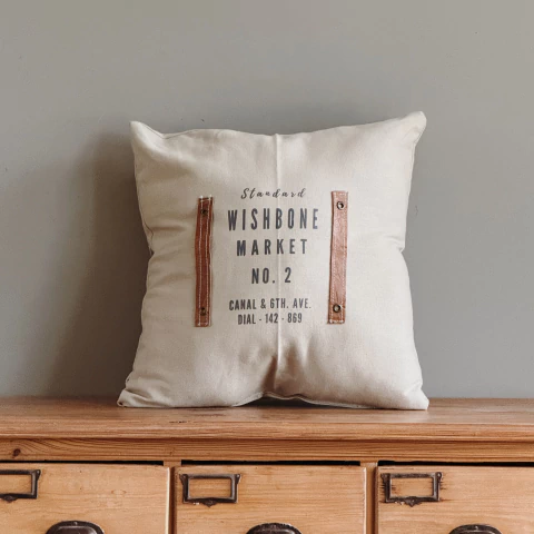 Almohadón Wishbone [BEIGE] - comprar online