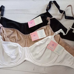 Corpiño s/ armar c/ aro de algodón Angelane Art. 1055