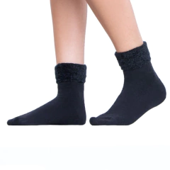 Soquete Alto con Puño Chenille Cocot Art. 3313