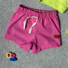 SHORT con puños fucsia