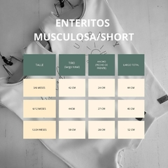 ENTERITO/SHORT - ATARDECER -CELESTE- - tienda online