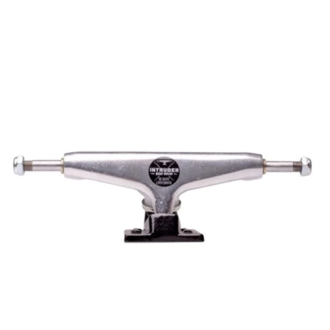 Truck Intruder Skateboard Solid Silver And Black