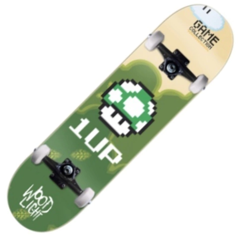 Skate Montado Wood Light Semi Profissional - Iniciante
