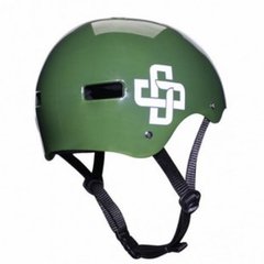 Capacete Niggli Iron Pro Verde Brilho - Fita Preta na internet