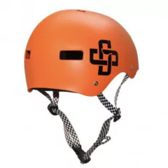 Capacete Niggli Iron Pro Laranja Fosco - Fita Quadriculada - comprar online