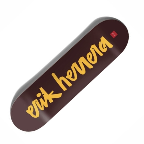 Skateboards Herrera OG Chunk Preto - Amarelo 8.0''