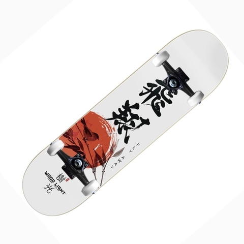 Skate Montado Wood Light Semi Profissional Iniciante