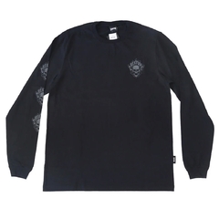 Camiseta Creature Manga Longa Bonehead Flame Black - comprar online