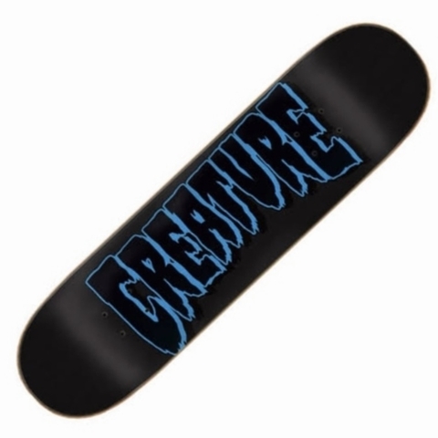 Shape Creature Maple Logo Outline Preto-Azul 9''