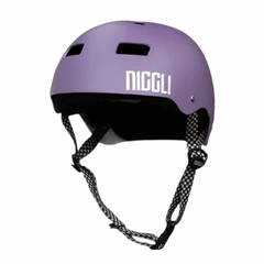 Capacete Niggli Iron Pro Lilás - Fita Quadriculada na internet