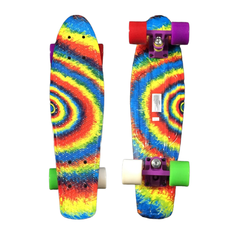 Skate Mini Cruiser First Class - Tie Dye Arco Íris