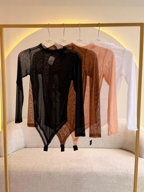 BODY EM TULE LISO - comprar online