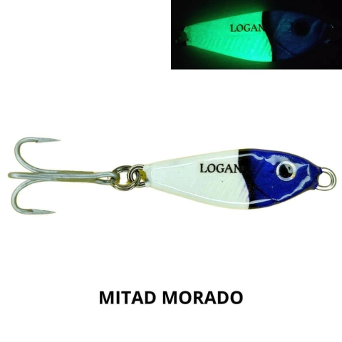 Señuelo Logan Jig Mitad Glow 1 Onza