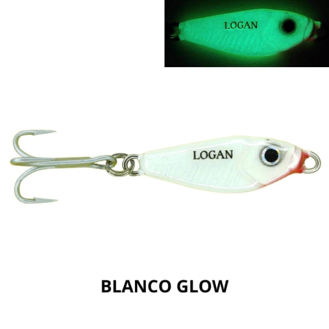 Señuelo Logan Jig Mitad Glow 1 Onza