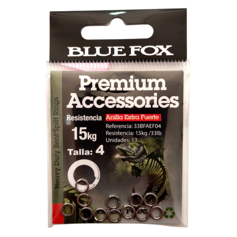 Anilla Argolla Reforzada Tableada Inoxidable Marca Blue Fox - tienda en línea