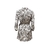 Vestido Curto Aisha Animal Print Aveia P - comprar online
