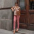 Bata Diana Estampada Bege - comprar online