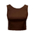 Cropped Milena Marrom Chocolate - comprar online