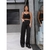 Megan Wide Leg Preto