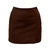 Shorts Saia Milena Marrom Chocolate - comprar online