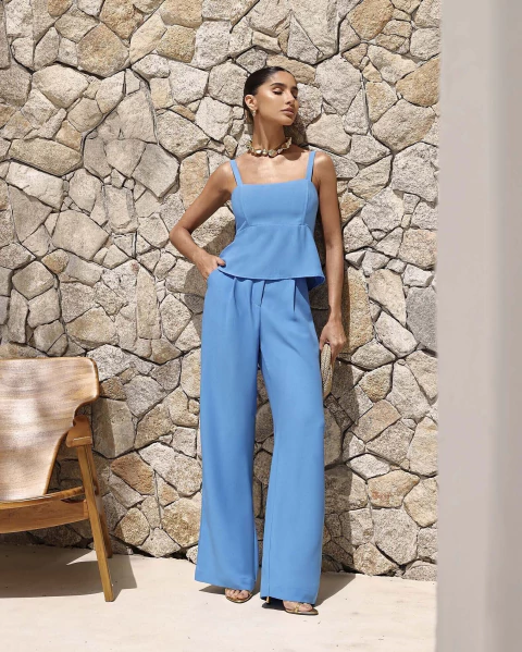 Calça Stacy Wide Leg | Coloridas - comprar online