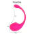 Consolador vibrador rosa con dimensiones de 18 cm de largo, 7.3 cm de ancho y 3.7 cm de alto, ideal para estimulación clitoriana y del punto G.