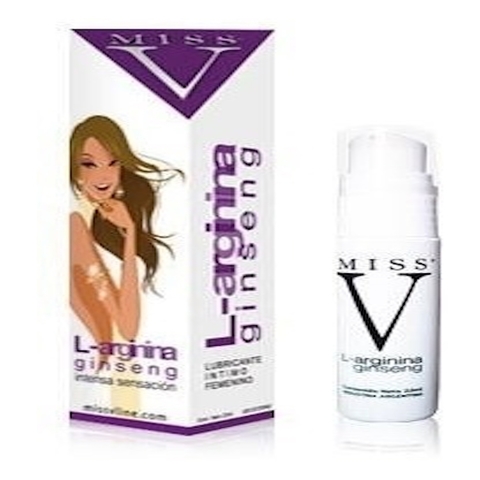 Gel Lubricante Miss V L-Arginina Femenino Potenciado