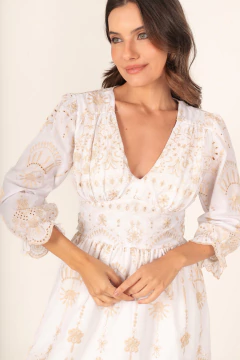 Vestido Clarice bordado - comprar online