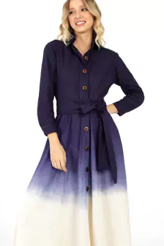 Chemise Marina Degradê Marinho - comprar online