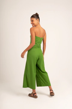 Calça Pantacourt Dani Verde - comprar online