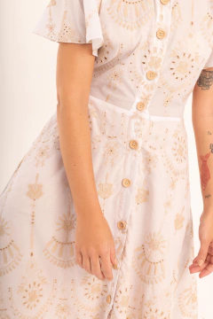 Vestido Marina Bordado - loja online